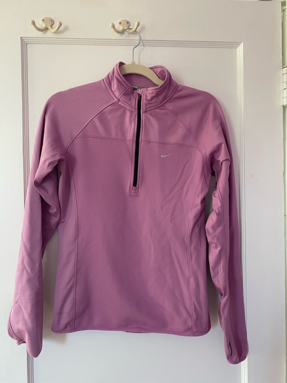 Nike Mauve/Pink Half-Zip Performance Pullover